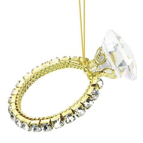 Diamond Ring Christmas Ornament