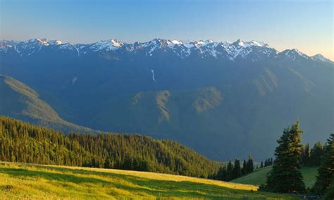 Olympic Mountains Range In Washington Alltrips