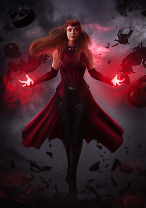 Scarlet Witch Full Power Mode Wallpaper Hd Superheroes 4k Wallpapers