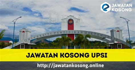 Jawatan kosong jobs now available in perak. Jawatan Kosong UPSI - 22 Jan 2017 - Jawatan Kosong