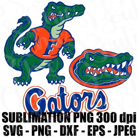 University Of Florida Gators Head Logo Svg Jpeg High Def 300 Dpi Png