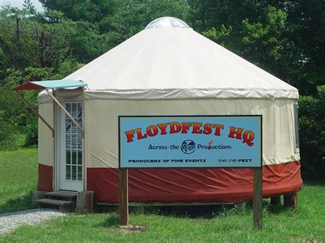 Floydfest Headquarters Yurt Blue Ridge Yurts