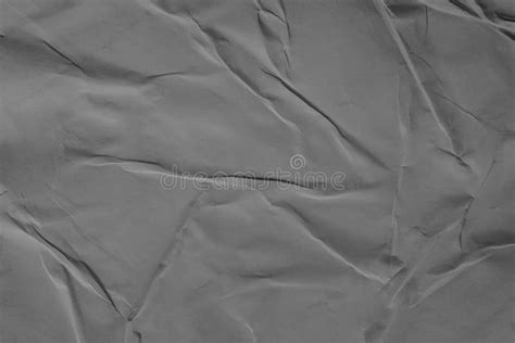 Medium Gray Crumpled Paper Texture Background Stock Photo Image Of