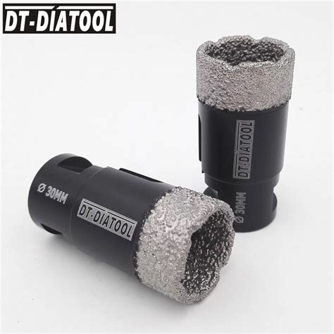 Dt Diatool Pcs M Dia Mm Dry Vacuum Brazed Diamond Drill Core Bits