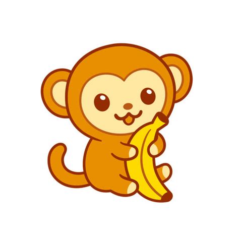 Monkey Banana Illustrations Royalty Free Vector Graphics And Clip Art