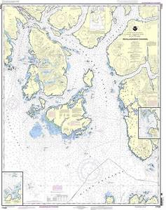 Noaa Nautical Chart 17434 Revillagigedo Channel Ryus Bay Foggy Bay