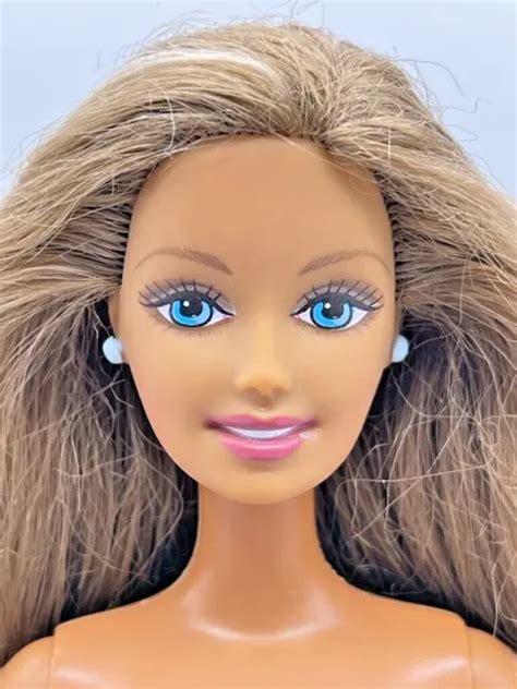 Cali Girl Barbie Doll Nude Blonde Highlighted Hair Beach Feet Belly Button 799 Picclick