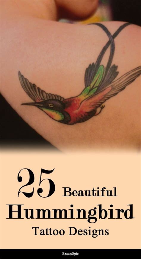 Creative Beautiful Hummingbird Tattoo Designs And Their Meanings