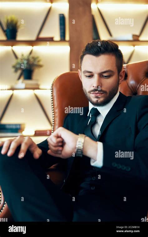 Elegant Rich Business Man Posing Hi Res Stock Photography And Images