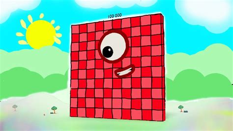 Numberblocks 100000 Who Is The Toughest Block Maths Challenge
