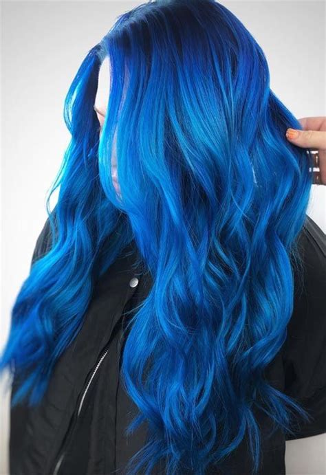 Blue Hair Dye Maintenance Tips Girl Blue Hair Bright Blue Hair Short