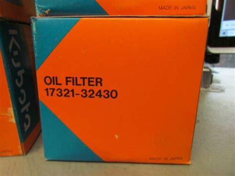 New Genuine Kubota Engine Oil Filter 17321 32430 And Jacobsen 178166 W