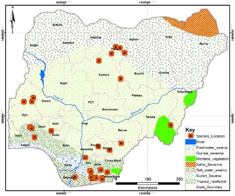 Lagenaria Species Distribution Across Vegetation Belts In Nigeria