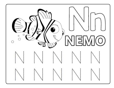 Atividades Nemo E Letra N