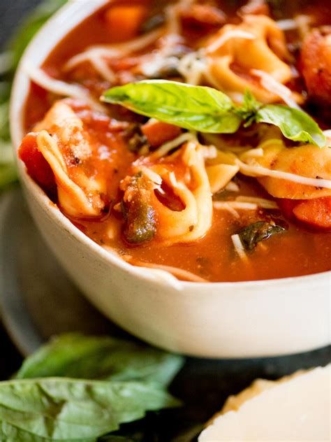 Sausage Tortellini Tomato Florentine Soup Recipe Sweetly Splendid