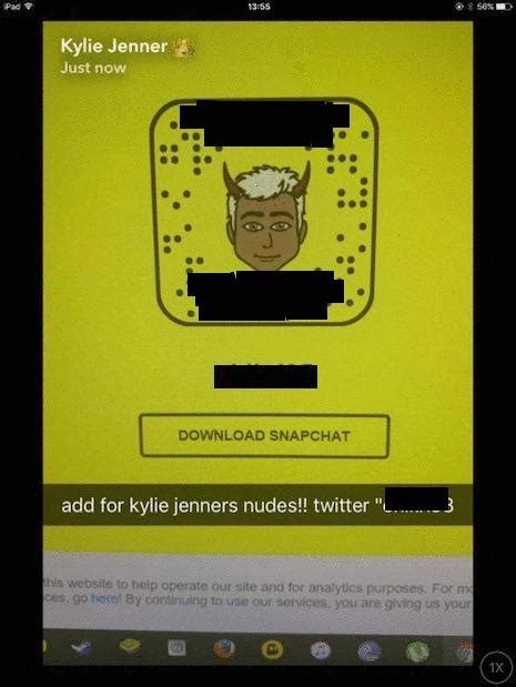 kylie jenner s snapchat got hacked and the culprit s threatened to leak nudes