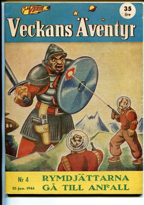 Jules Verne Veckans Aventyr Vol 5 4 1944 Swedish Comics Batman