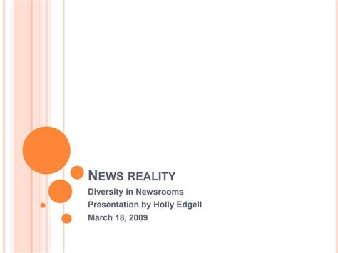 Newsroom Diversity Ppt