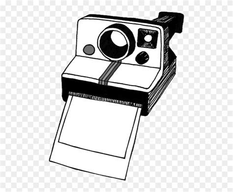 Polaroid Camera Clipart Black And White Camera Polaroid Clip Art Hd