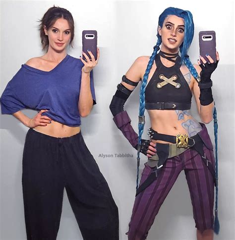 Alyson Tabbitha On Instagram Jinx Cosplay Before And After 💙 Just