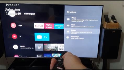 Tcl C715 Android Qled Tv Menu Browsing Youtube