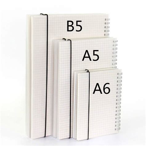 A6a5b5 80 Sheets 4 Page Types Spiral Book Coil Notebook Journal Diary