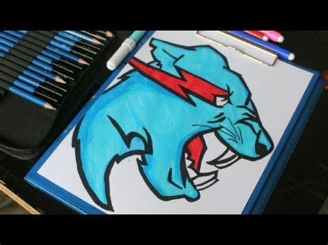 Step by step how to draw mr beast logo DRAWING Mr Beast logo character - YouTube