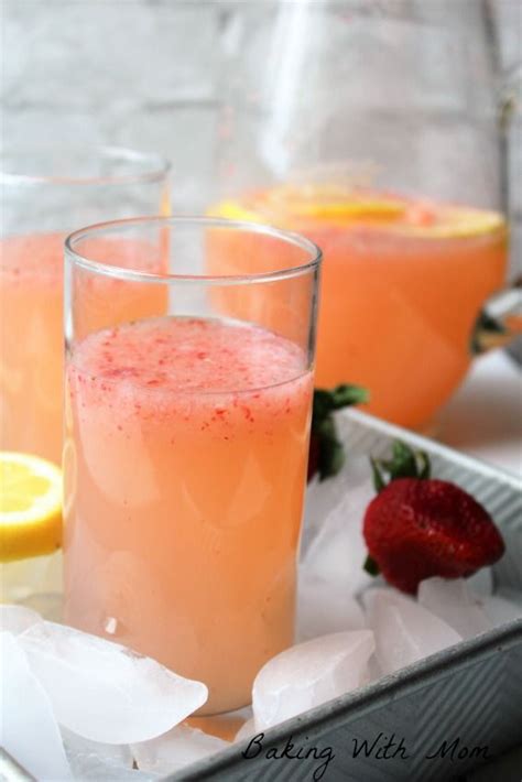 Easy Strawberry Lemonade With Fresh Lemons And Strawberries Make This