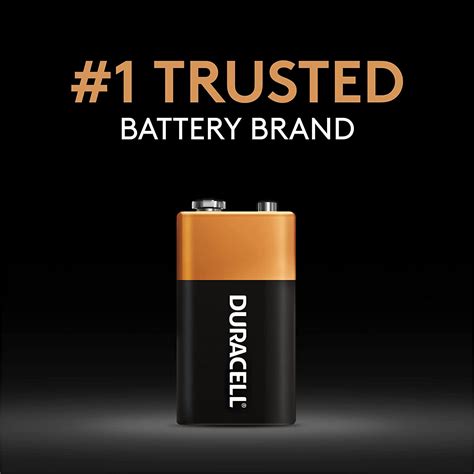 Buy Duracell Coppertop 9v Battery 4 Count Pack 9 Volt Battery With