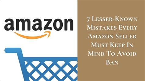 Mistakes Every Amazon Seller Must Avoid