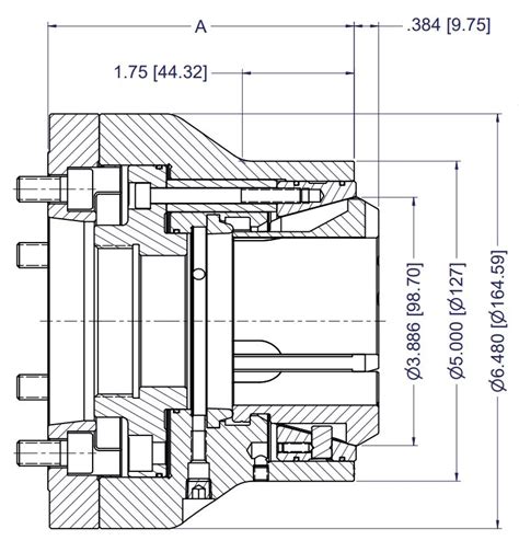 Model Cb65 Nxa5 Cb Nx Collet Chuck Dead Length Design On