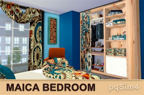 Maica Bedroom Set 1 Wardrobe And Armchair At Pqsims4 Sims 4 Updates