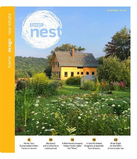 Nest — Summer 2019 Nest Seven Days Vermonts Independent Voice
