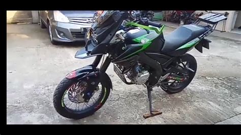 Uniknya modifikasi yamaha new vixion konsep adventure touring. Modif vixion old Touring KEKAR - YouTube