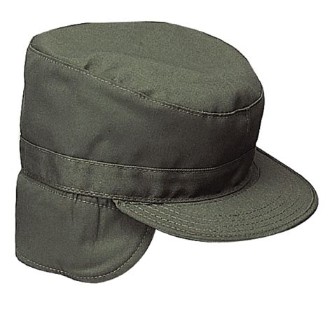 Military Ear Flap Combat Hats Army Style Winter Fatigue Caps W Earfla