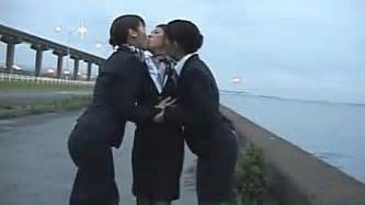 Japanese Lesbian Airline Stewardess Girls Kissing Xnxx Hot Sex Picture
