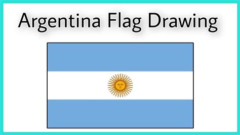 Argentina Flag Drawing How To Draw Argentina Flag Argentina Flag