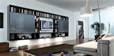 Living Spaces Built Ins At Futuristic Living Room Ideas By Misuraemme