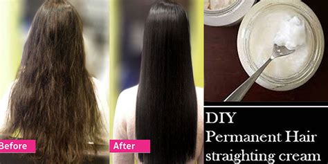 Permanent Hair Straightening At Home Using Natural Ingredients The