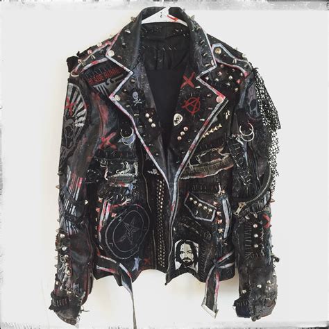 Rocker Jacket From Chad Cherry Clothing Punk Rock Jacket Heavy Metal