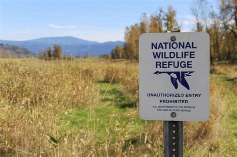 Steigerwald Lake National Wildlife Refuge Sign 