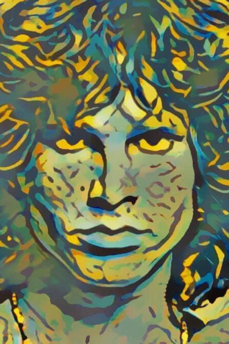 Jim Morrison Edited With Painnt App Filter Clayton Kashuba Painnt