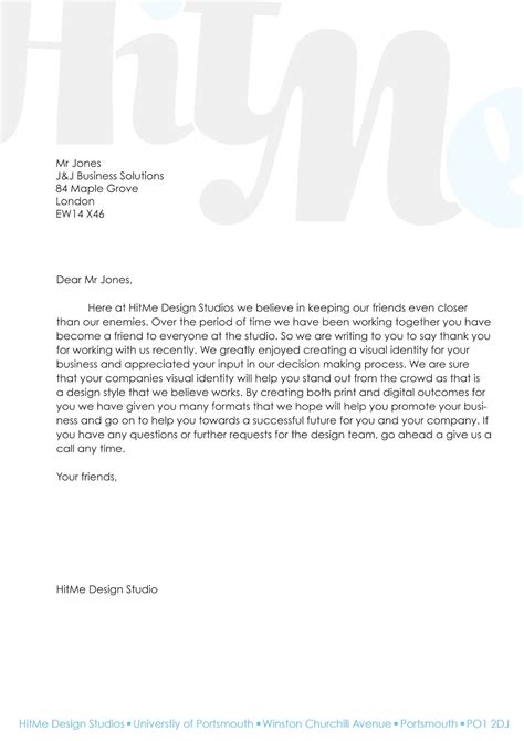 Hi there, here's some stuff: Final Letterhead with letter example.