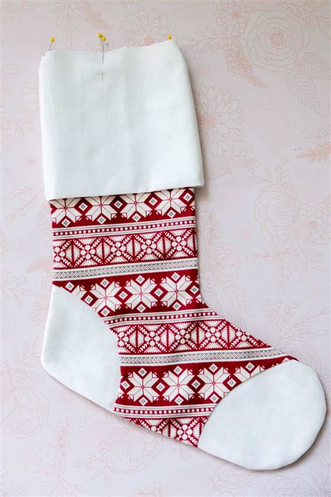 Free Christmas Stocking Sewing Pattern With Toe Patch Coral Co
