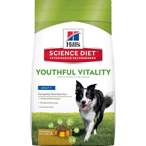 Hills Science Diet Senior Youthful Vitality Chicken And Rice Dry Dog
