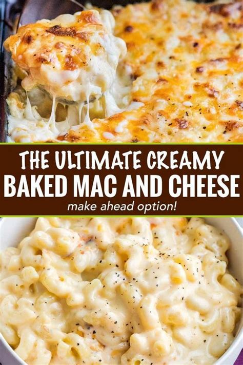 Ham makes the recipe complete along with mac and cheese. Rich and creamy homemade baked mac and cheese, filled with ...