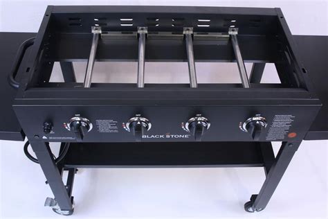 Gas Grill Flat Top Griddle 4 Burner Cooktop Portable BBQ ...