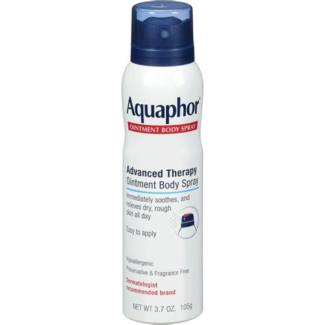 Aquaphor Advanced Therapy Ointment Body Spray 37 Oz Spray Can