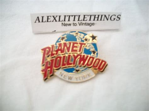Vintage Planet Hollywood Pin New York Unisex Souvenir Jewelry Etsy