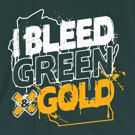 i bleed green and gold green bay packers unisex t shirt etsy